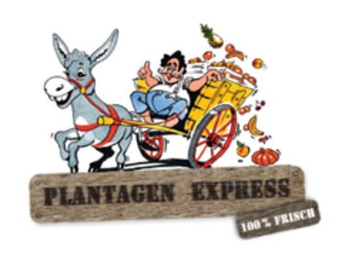 PLANTAGEN EXPRESS 100% FRISCH Logo (EUIPO, 28.11.2012)