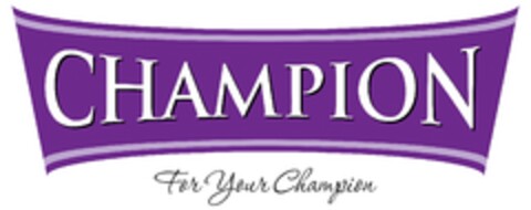 CHAMPION For Your Champion Logo (EUIPO, 01/18/2013)