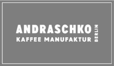 ANDRASCHKO KAFFEE MANUFAKTUR BERLIN Logo (EUIPO, 12.03.2013)