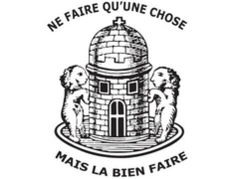 NE FAIRE QU'UNE CHOSE MAIS LA BIEN FAIRE Logo (EUIPO, 13.10.2017)