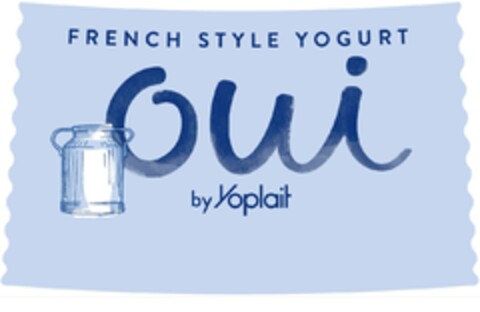 FRENCH STYLE YOGURT OUI by Yoplait Logo (EUIPO, 10.11.2017)