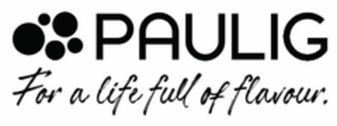 PAULIG For a life full of flavour. Logo (EUIPO, 23.12.2020)