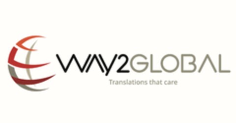 WAY2GLOBAL Translations that care Logo (EUIPO, 15.01.2024)