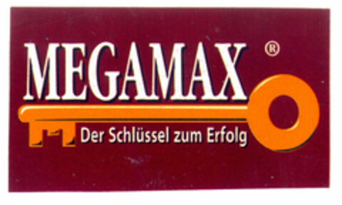 MEGAMAX Der Schlüssel zum Erfolg Logo (EUIPO, 16.09.1997)