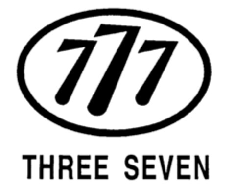 777 THREE SEVEN Logo (EUIPO, 11.06.1996)