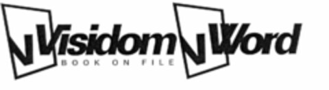 Visidom Word BOOK ON FILE Logo (EUIPO, 17.05.1996)