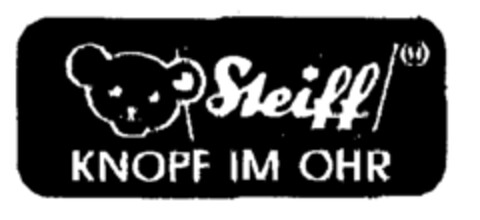 Steiff KNOPF IM OHR Logo (EUIPO, 02.03.1999)