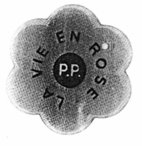 P.P. LA VIE EN ROSE Logo (EUIPO, 15.02.2000)