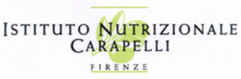 ISTITUTO NUTRIZIONALE CARAPELLI FIRENZE Logo (EUIPO, 06/22/2001)