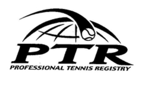 PTR PROFESSIONAL TENNIS REGISTRY Logo (EUIPO, 08/15/2002)