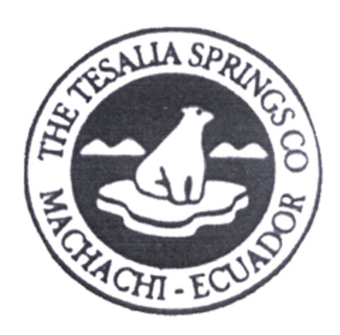 THE TESALIA SPRINGS CO. MACHACHI-ECUADOR Logo (EUIPO, 05/06/2003)