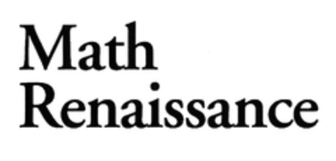 Math Renaissance Logo (EUIPO, 01/12/2005)