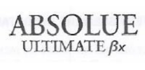 ABSOLUE ULTIMATE ßx Logo (EUIPO, 28.03.2007)