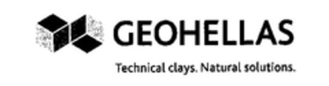 GEOHELLAS Technical clays, Natural solutions. Logo (EUIPO, 03/18/2009)