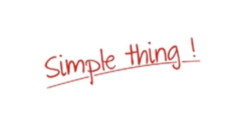 Simple thing Logo (EUIPO, 05/16/2013)