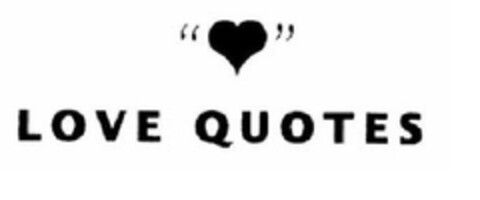 LOVE QUOTES Logo (EUIPO, 11/14/2013)