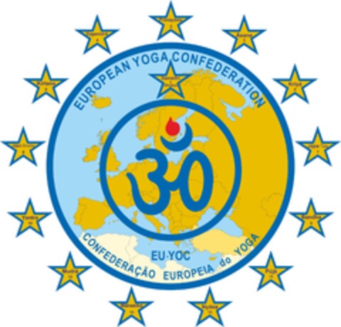 EUROPEAN YOGA CONFEDERATION - EU.YOC Confederação Europeia do Yoga Logo (EUIPO, 16.01.2014)