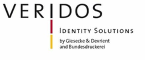 VERIDOS IDENTITY SOLUTIONS by Giesecke & Devrient and Bundesdruckerei Logo (EUIPO, 22.07.2014)