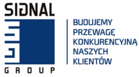 SG SIGNAL GROUP BUDUJEMY PRZEWAGĘ KONKURENCYJNĄ NASZYCH KLIENTÓW Logo (EUIPO, 11/07/2014)