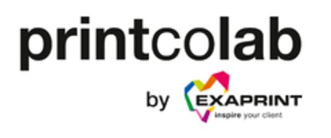 PRINTCOLAB BY EXAPRINT inspire your client Logo (EUIPO, 03.11.2015)