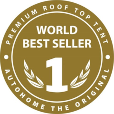 PREMIUM ROOF TOP TENT AUTOHOME THE ORIGINAL WORLD BEST SELLER 1 Logo (EUIPO, 07/14/2017)