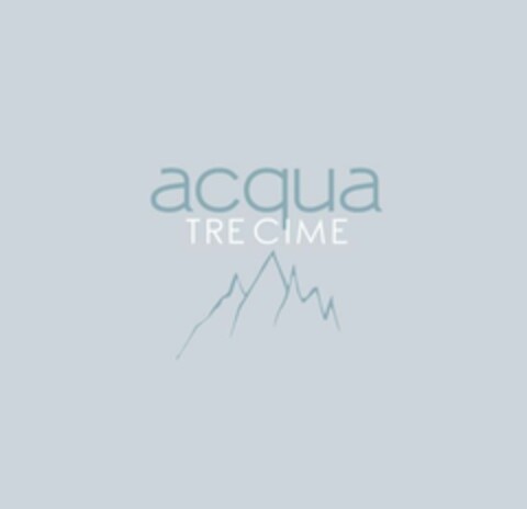 acqua TRE CIME Logo (EUIPO, 12.10.2017)