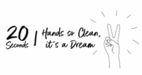 20 seconds | Hands so Clean, it’s a Dream Logo (EUIPO, 14.05.2020)