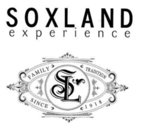 SOXLAND EXPERIENCE FAMILY TRADITION SL SINCE 1918 Logo (EUIPO, 12/14/2020)