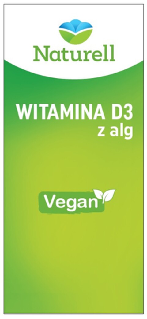 Naturell WITAMINA D3 z alg Vegan Logo (EUIPO, 26.07.2022)