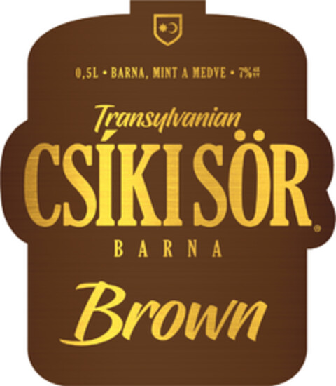 Transylvanian CSÍKI SÖR BARNA Brown Logo (EUIPO, 12.10.2022)