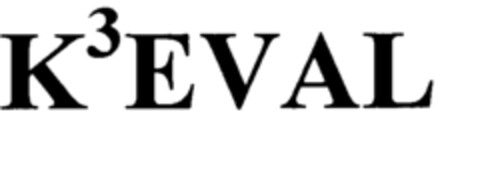 K³EVAL Logo (EUIPO, 02.06.1997)