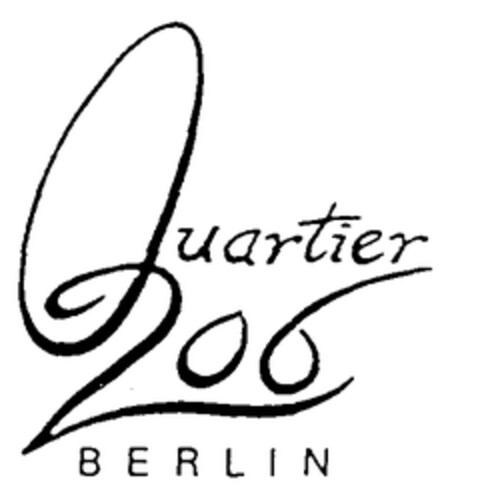 Quartier 206 BERLIN Logo (EUIPO, 07.01.1999)