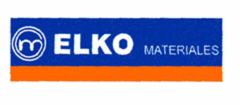 ELKO MATERIALES Logo (EUIPO, 07/12/1999)