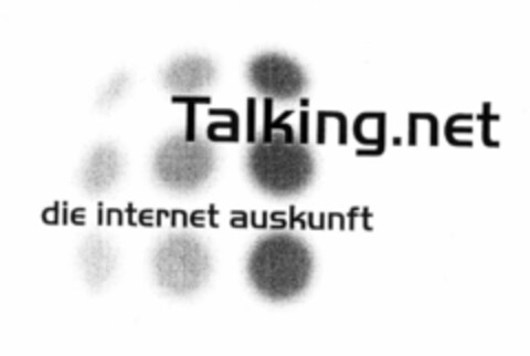 Talking.net die internet auskunft Logo (EUIPO, 22.02.2001)