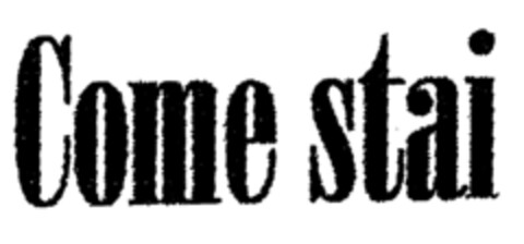 Come stai Logo (EUIPO, 01/21/2002)