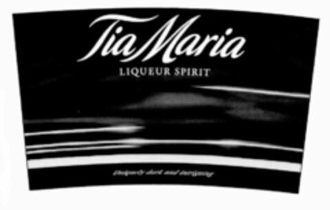 Tía María LIQUEUR SPIRIT Uniquely dark and intriguing Logo (EUIPO, 05/17/2002)