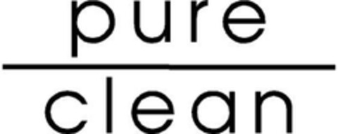 pure clean Logo (EUIPO, 06/27/2011)