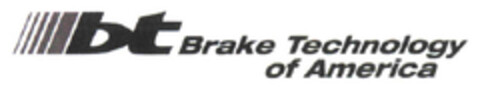 bt Brake Technology of America Logo (EUIPO, 11.01.2012)