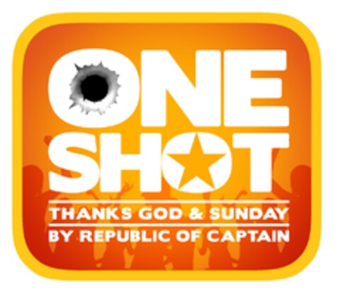 ONE SHOT THANKS GOD & SUNDAY BY REPUBLIC OF CAPTAIN Logo (EUIPO, 03.08.2012)