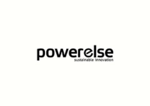 POWERELSE SUSTAINABLE INNOVATION Logo (EUIPO, 30.10.2012)