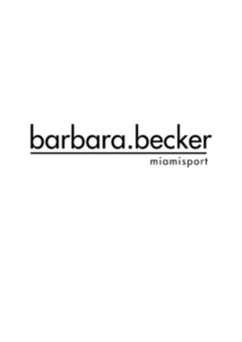 barbara.becker miamisport Logo (EUIPO, 19.06.2013)