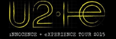 U2.ie iNNOCENCE + eXPERIENCE TOUR 2015 Logo (EUIPO, 04.12.2014)