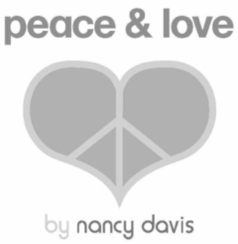 peace & love by nancy davis Logo (EUIPO, 05.02.2015)