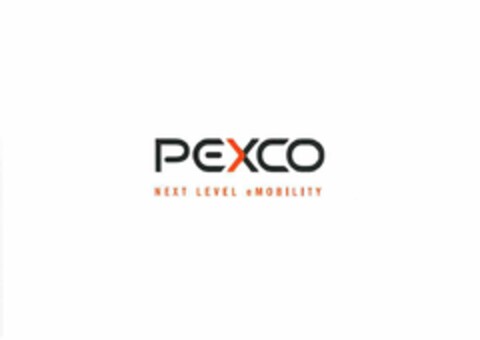 PEXCO NEXT LEVEL eMOBILITY Logo (EUIPO, 24.08.2017)