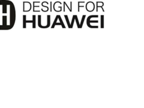 DH DESIGN FOR HUAWEI Logo (EUIPO, 01.11.2017)