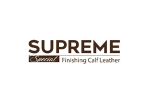 SUPREME SPECIAL FINISHING CALF LEATHER Logo (EUIPO, 02/15/2018)