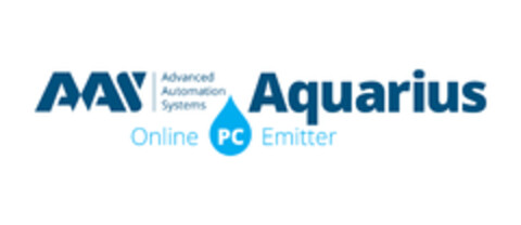 AAS Advanced Automation Systems Aquarius Online PC Emitter Logo (EUIPO, 23.12.2019)