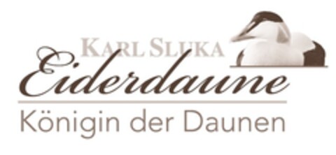 Karl Sluka Eiderdaune Königin der Daunen Logo (EUIPO, 11/27/2020)