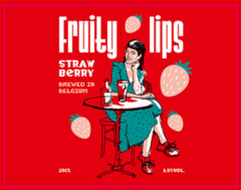 Fruity lips Strawberry Logo (EUIPO, 12/16/2020)