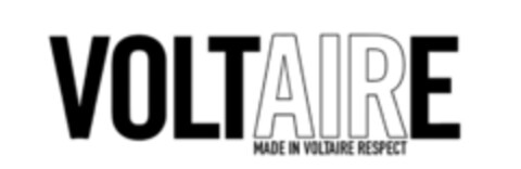 VOLTAIRE MADE IN VOLTAIRE RESPECT Logo (EUIPO, 17.03.2021)